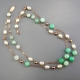 Collana, crisoprasio, perle di fiume