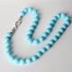 Collana, pasta turchese 4 fiori