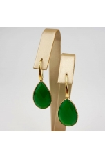 or goccia agata verde smeraldo