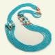 Chanell pasta turchese 4 fiori,