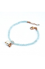 Bracciale acquamarina milk