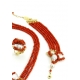 Bracciale corallo bamboo, corallo rosso sardo