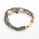 Bracciale labradorite diamond, Perle coltivate