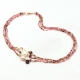 Collier  a 3 fili Tormaline perle coltivate﻿