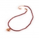Choker granato taglio diamond