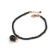 Bracciale agata nera