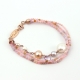 Br acquamarina multicolor,perle coltivate, ametista