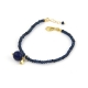 Bracciale agata blu zaffiro