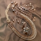 Parure Perle coltivate multicolor