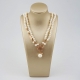 Collier regolabile perle  coltivate bianche