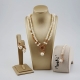 Collier regolabile perle  coltivate bianche