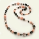 Chanel agata nera,  Diaspro e bamboo rosa