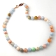 Collier acquamarina multicolor 10 mm