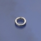 Anello a molla basic Rodio