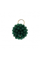 Sfera tessuta agata verde smeraldo