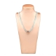 Collier acquamarina milk taglio diamond
