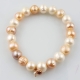 Bracciale perle coltivate   multicolor 10-11 mm