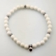Bracciale Agata bianca 6mm