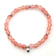 Bracciale quarzo cherry 6 mm