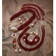 Parure agata Ruby, Perle coltivate