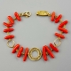 Bracciale corallo rosso Sardo