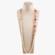 Collana scomponibile perle coltivate, giada rosa, opale rosa