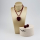 Parure Cuore Agata Ruby