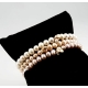 Bracciale perle coltivate bianche 6 mm 