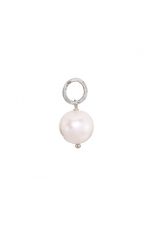 Ciondolo-orecchino RH  perla coltivata 11 mm