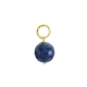 Ciondolo-Orecchino Agata blu 12 mm