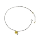 Cavigliera arg.925/00 rh agata gialla