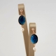 Orecchini quarzi  blue light,  perle  coltivate