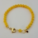 Bracciale, Easy  agata gialla  6mm