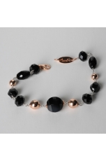 Bracciale agata nera