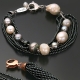 Bracciale Ematite, perle di fiume