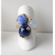 Anello agata blu, agata  web, giada celeste