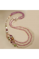 chanel perle di fiume, giada lavanda